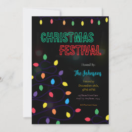 Convite para o Festival de Luzes de Natal