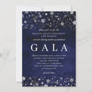 Convite para o Gala do Winter Wonderland