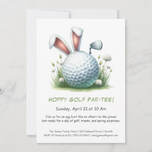 Convite para o Golfe da Páscoa Par-TEE