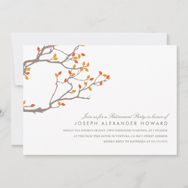 Convite para o Grupo de Aposentadoria de Ramificaç (Frente)