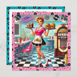 Convite para o Jantar Retrô