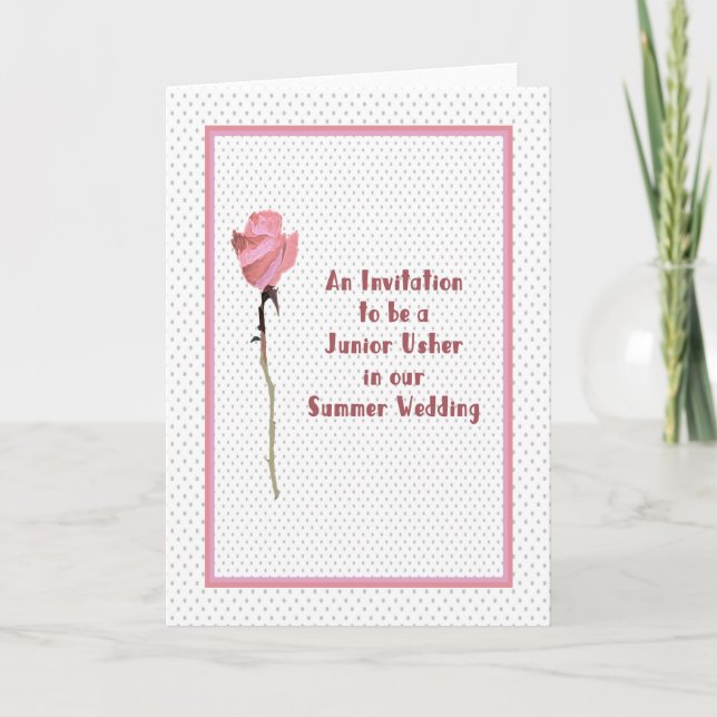 Convite para o Júnior de Casamento de Verão (Frente)