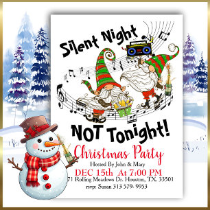 Convite para o Natal dos Gnomos Dançantes