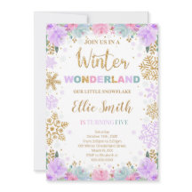 Convite para o País das Maravilhas de Inverno