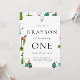 Convite para o Par de Golf Birthday