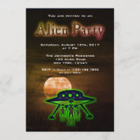 Convite para o Partido de Alienígenas e OVNI Super