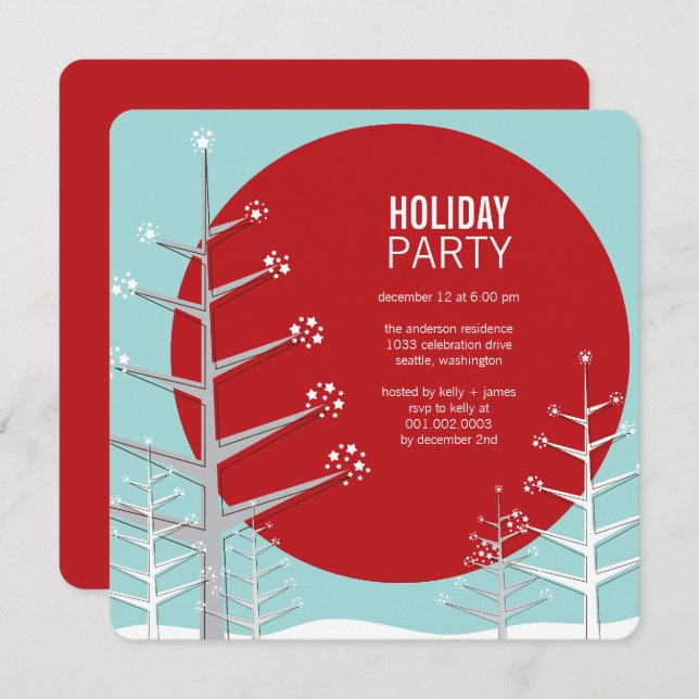 Convite para o Partido de Férias na Terra das Mara (Frente/Verso)