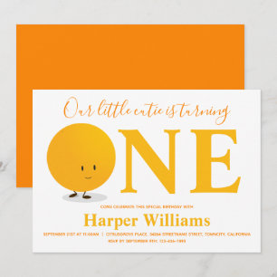 Convite Para O Primeiro Aniversário De Little Cut