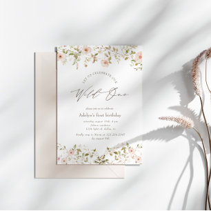 Convite para o Primeiro Aniversário de Rosa Selvag