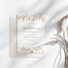 Convite para o Primeiro Aniversário de Rosa Selvag