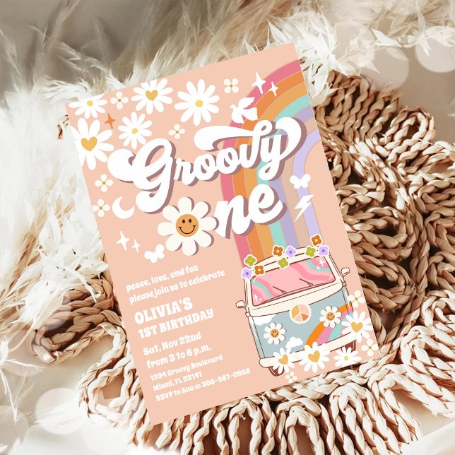 Convite para o Primeiro Aniversário do Groovy One (Criador carregado)