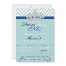 Convite para o Primeiro Aniversário do Príncipe