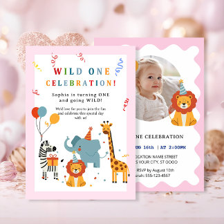 Convite para o Primeiro Aniversário do Wild One
