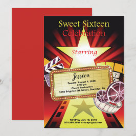 Convite para o tema do filme Sweet 16