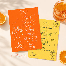 Convite para o Último Spritz como Solteira