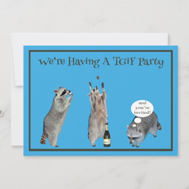 Convite para Obrigado Deus É festa de sexta-feira (Frente)