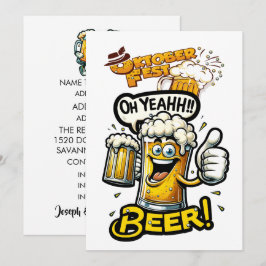 Convite para OKTOBERFEST / Festa de Outubro