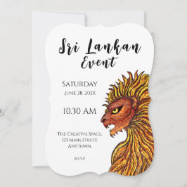 Convite para Orgulho do Sri Lanka