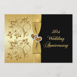 Convite para os Corações Unidos de 3º Aniversário 