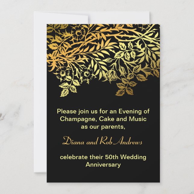 Convite para ouro (Frente)