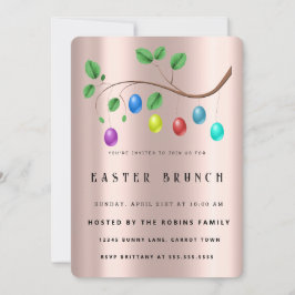 Convite para Ovos de Rosa de Ouro em Cuta páscoa