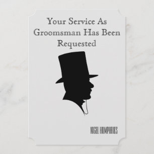 Convite para Padrinho de Casamento