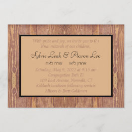 Convite para Painéis de Madeira