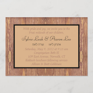 Convite para Painéis de Madeira