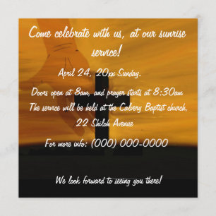 Convite para Páscoa