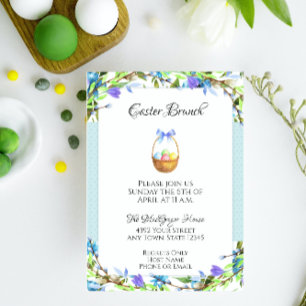 Convite para Páscoa Brunch