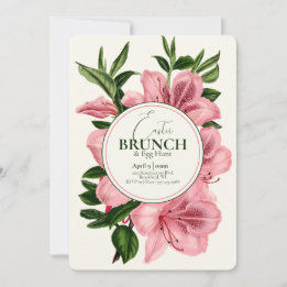 Convite para Páscoa Elegante Brunch e Ovo Hunt Lil