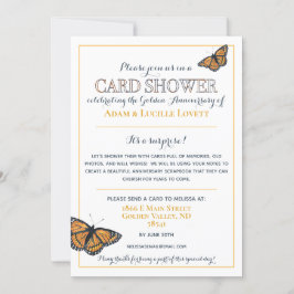 Convite para Pedido de Chuvas de Cartões de Aniver