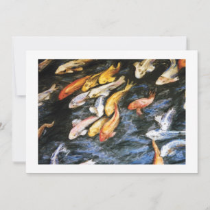 Convite para peixes de Koi