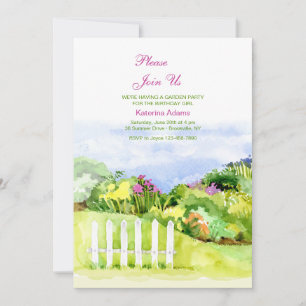 Convite para Pequeno Jardim