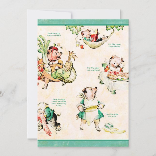 Convite para pequenos pretos (Frente)