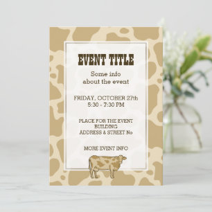 Convite para Perfil de Vaca