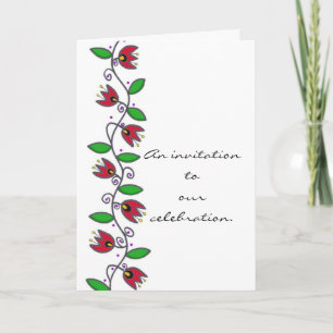 Convite para personalização do casamento da Eterni