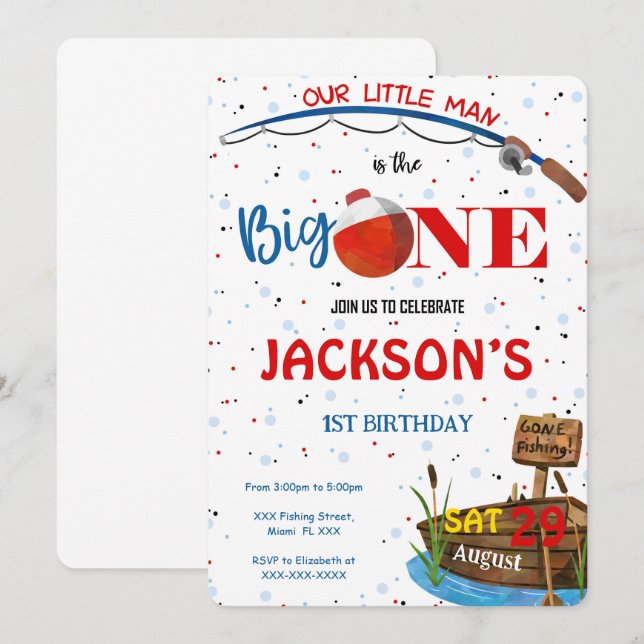 Convite para Pescar (Frente/Verso)