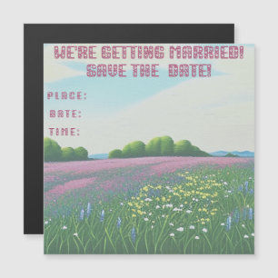 Convite para pintura de casamentos de flores selva