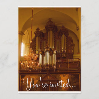 Convite para Pipe Organ