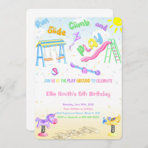 Convite para Playground