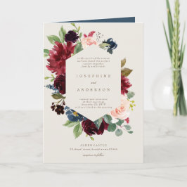 Convite para Pocket de Casamento de Elegância de i