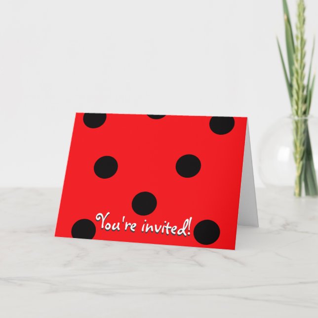 Convite para Pontos de Ladybug (Frente)