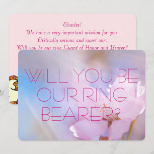 Convite para Portador de Aliança de Casamento