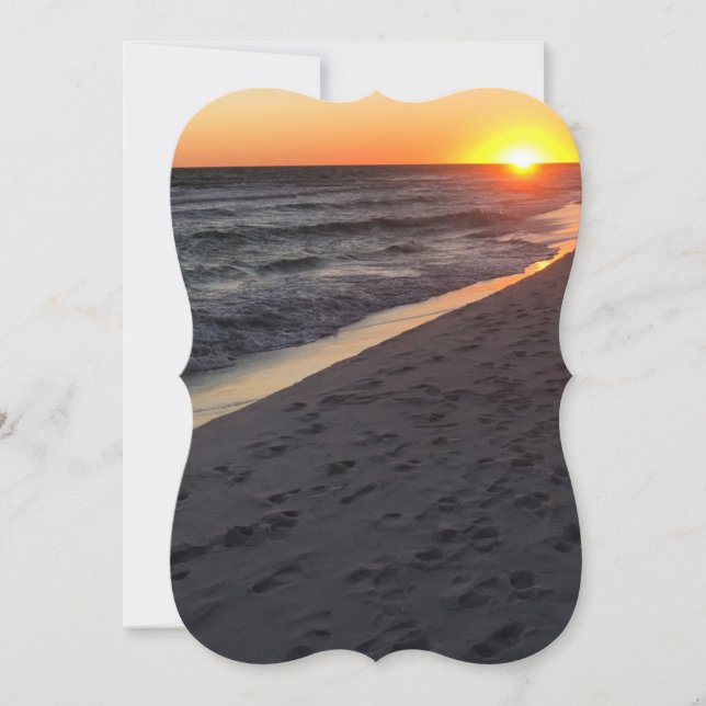 Convite para Praia da Flórida (Frente)