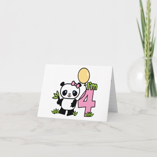 Convite para preenchimento de aniversário da Panda (Frente)