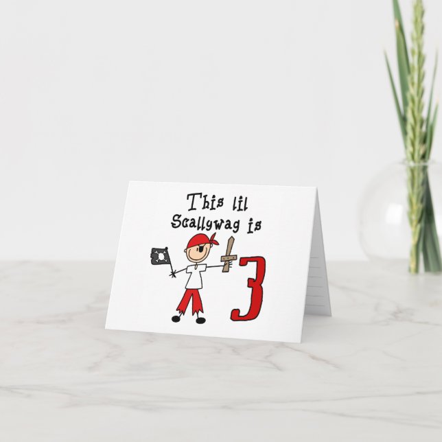 Convite para Preenchimento de aniversário de 3 ano (Frente)