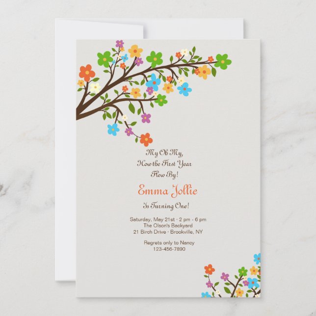 Convite para Primavera (Frente)