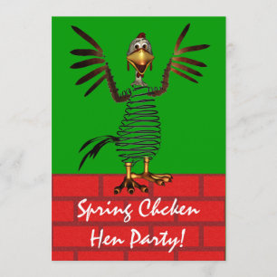 convite para primavera Chicken