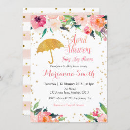 Convite para primavera de abril de Chá Trazer Maia